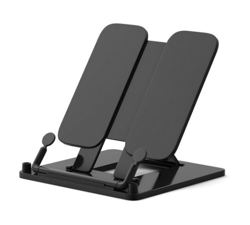 Подставка для книг и учебников ERICH KRAUSE, пластик, ассорти (черная, серая, фиолетовая, мятная), 64740