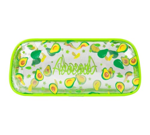 Пенал-косметичка BRAUBERG LUCENT на молнии, прозрачный, 