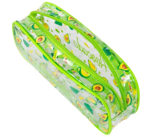 Пенал-косметичка BRAUBERG LUCENT на молнии, прозрачный, 