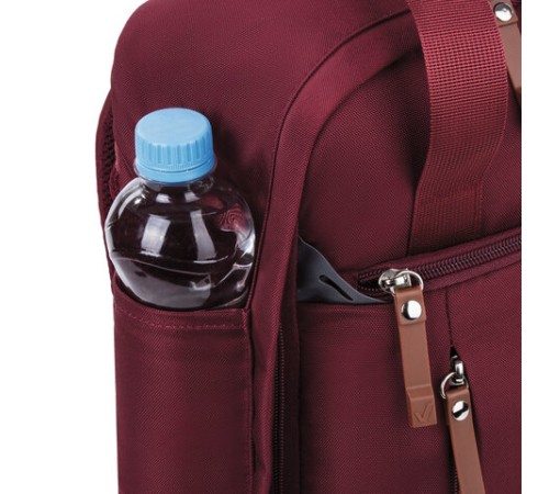 Рюкзак BRAUBERG FRIENDLY универсальный с длинными ручками, бордовый, 37х26х13 см, 270090