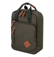 Рюкзак BRAUBERG FRIENDLY универсальный с длинными ручками, хаки, 37х26х13 см, 270091