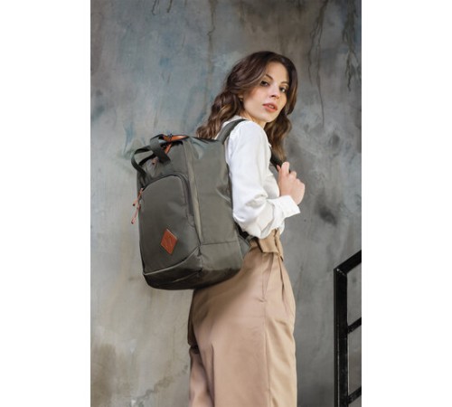 Рюкзак BRAUBERG FRIENDLY универсальный с длинными ручками, хаки, 37х26х13 см, 270091