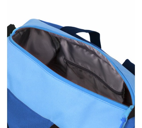 Сумка для занятий спортивная ЮНЛАНДИЯ с отделением для обуви, 40х22х20 см, синий/голубой, 270096