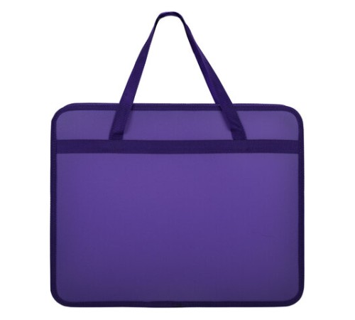 Папка на молнии с ручками BRAUBERG А4, 1 отделение, пластик, 80 мм, 