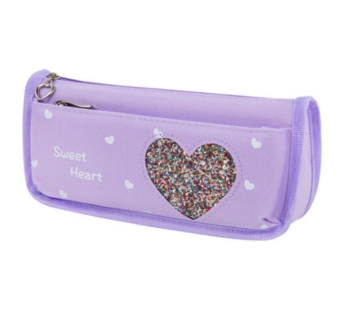 Пенал мягкий ЮНЛАНДИЯ, 2 отделения, полиэстер, 