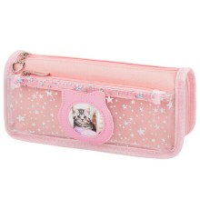 Пенал мягкий ЮНЛАНДИЯ, 2 отделения, полиэстер, 