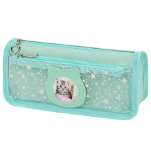 Пенал мягкий ЮНЛАНДИЯ, 2 отделения, полиэстер, 