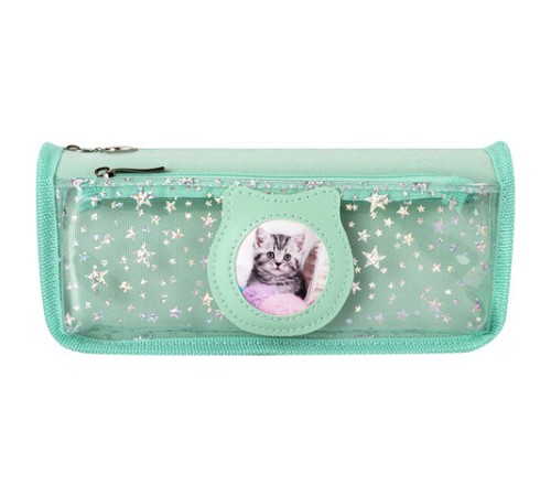 Пенал мягкий ЮНЛАНДИЯ, 2 отделения, полиэстер, 