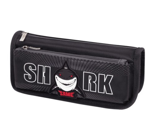 Пенал мягкий ЮНЛАНДИЯ, 2 отделения, полиэстер, 