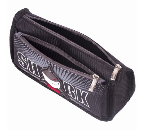 Пенал мягкий ЮНЛАНДИЯ, 2 отделения, полиэстер, 