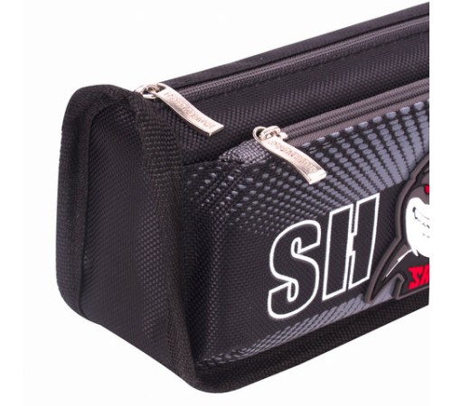 Пенал мягкий ЮНЛАНДИЯ, 2 отделения, полиэстер, 