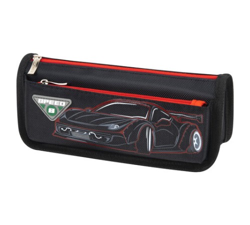 Пенал мягкий ЮНЛАНДИЯ, 2 отделения, полиэстер, 