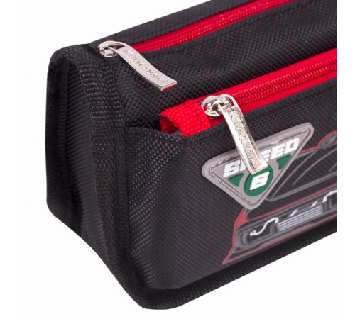 Пенал мягкий ЮНЛАНДИЯ, 2 отделения, полиэстер, 