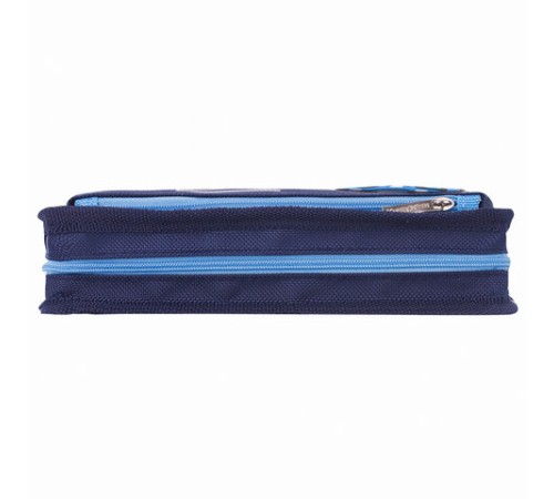 Пенал мягкий ЮНЛАНДИЯ, 2 отделения, полиэстер, 