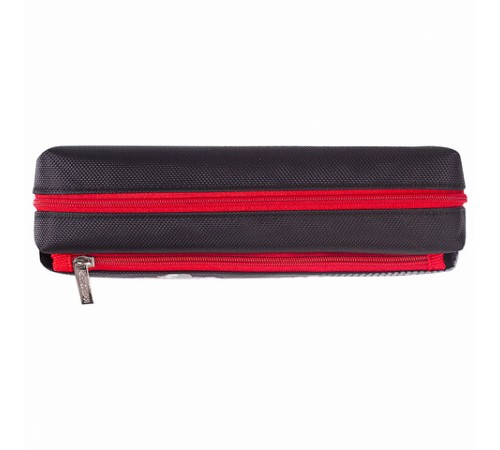 Пенал мягкий ЮНЛАНДИЯ, 2 отделения, полиэстер, 