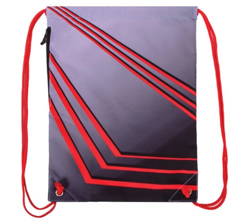 Мешок для обуви BRAUBERG PREMIUM, карман, подкладка, светоотражающие элементы, 43х33 см, Street racing, 270284