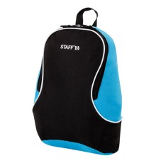 Рюкзак STAFF FLASH универсальный, черно-синий, 40х30х16 см, 270295