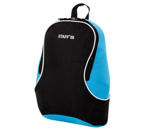 Рюкзак STAFF FLASH универсальный, черно-синий, 40х30х16 см, 270295