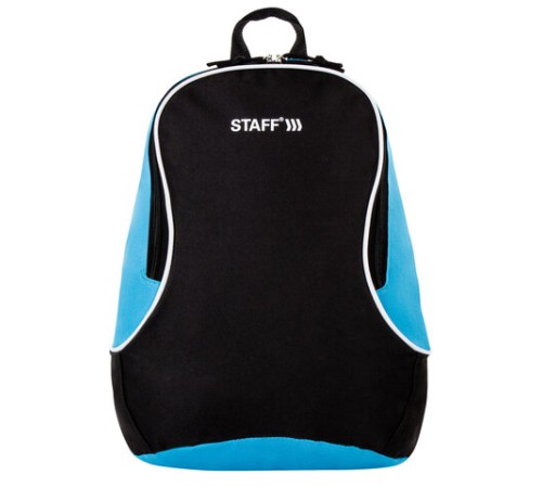 Рюкзак STAFF FLASH универсальный, черно-синий, 40х30х16 см, 270295