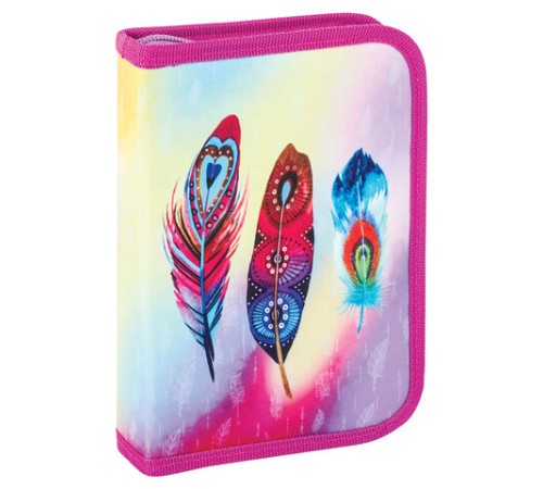 Пенал BRAUBERG, 1 отделение, полиэстер, 21х14 см, 