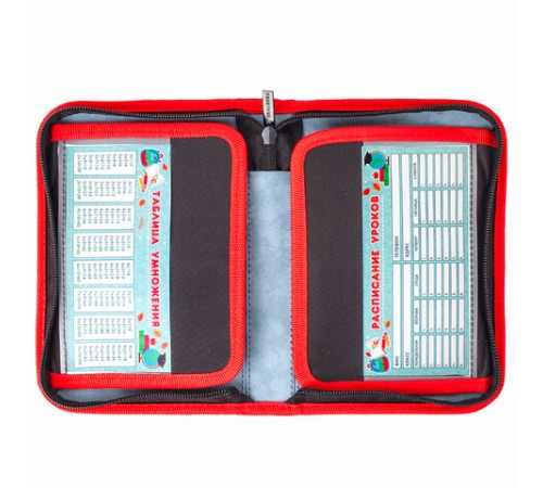 Пенал BRAUBERG, 1 отделение, 2 откидные планки, полиэстер, 21х14 см, 