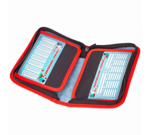 Пенал BRAUBERG, 1 отделение, 2 откидные планки, полиэстер, 21х14 см, 