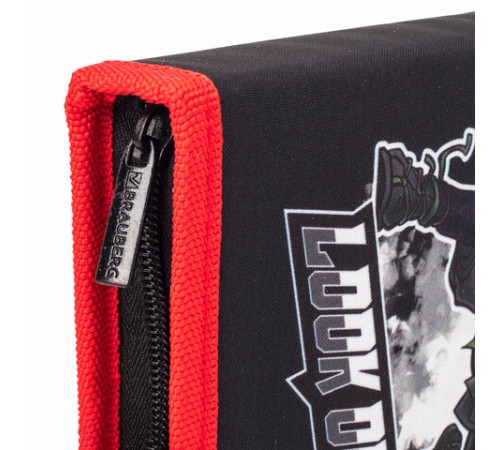 Пенал BRAUBERG, 1 отделение, 2 откидные планки, полиэстер, 21х14 см, 