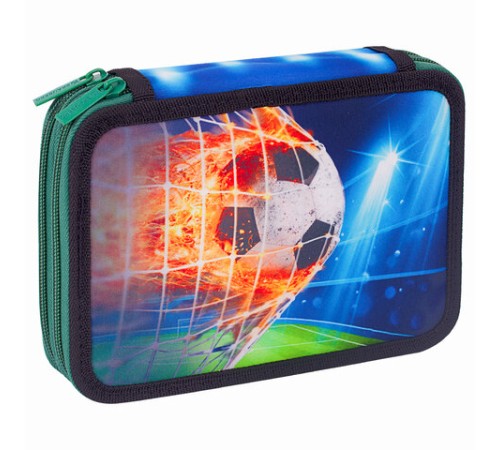 Пенал BRAUBERG, 2 отделения, полиэстер, 21х14 см, 