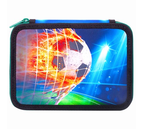 Пенал BRAUBERG, 2 отделения, полиэстер, 21х14 см, 