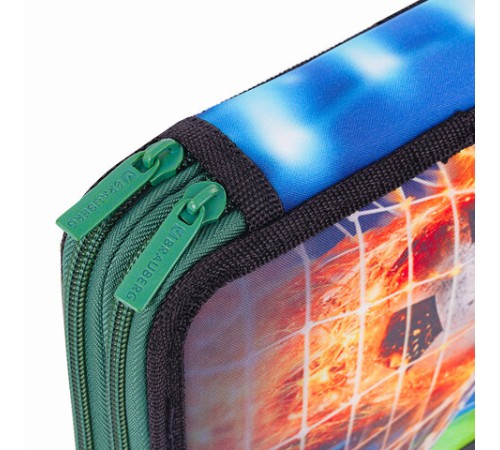 Пенал BRAUBERG, 2 отделения, полиэстер, 21х14 см, 