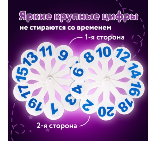 Веер-касса (цифры от 1 до 20) ЮНЛАНДИЯ, 270431