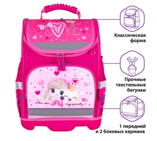 Ранец ЮНЛАНДИЯ WISE для начальной школы, 