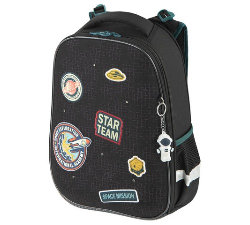 Ранец BRAUBERG PREMIUM, 2 отделения, с брелком, 