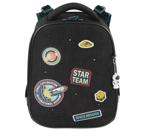 Ранец BRAUBERG PREMIUM, 2 отделения, с брелком, 