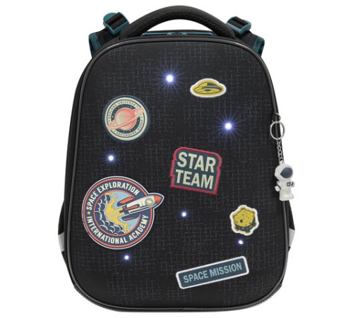 Ранец BRAUBERG PREMIUM, 2 отделения, с брелком, 