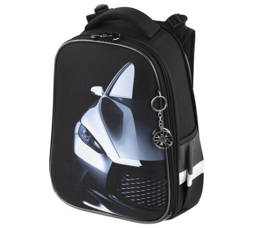 Ранец BRAUBERG PREMIUM, 2 отделения, с брелком, 