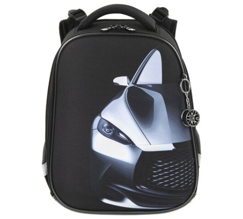 Ранец BRAUBERG PREMIUM, 2 отделения, с брелком, 