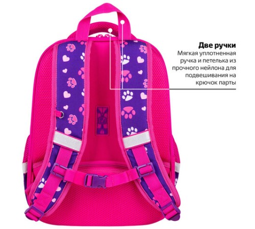 Ранец BRAUBERG FIT, 2 отделения, 