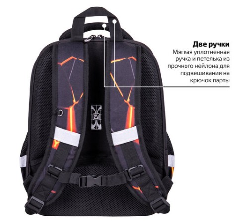 Ранец BRAUBERG FIT, 2 отделения, 