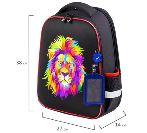 Ранец BRAUBERG FIT, 2 отделения, 