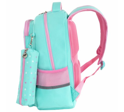 Рюкзак ЮНЛАНДИЯ COMPLETE с пеналом в комплекте, эрго-спинка, 