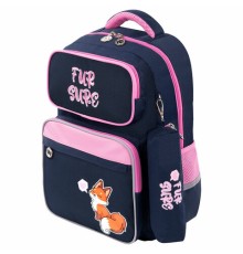 Рюкзак ЮНЛАНДИЯ COMPLETE с пеналом в комплекте, эрго-спинка, 