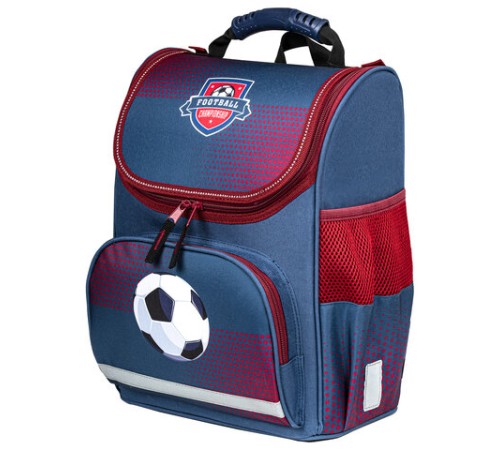 Ранец ПИФАГОР BASIC, 1 отделение, 3 кармана, эргономичная спинка, 