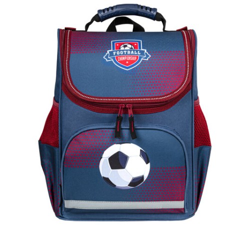 Ранец ПИФАГОР BASIC, 1 отделение, 3 кармана, эргономичная спинка, 