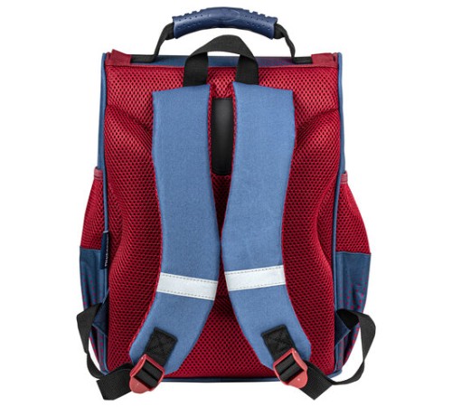 Ранец ПИФАГОР BASIC, 1 отделение, 3 кармана, эргономичная спинка, 