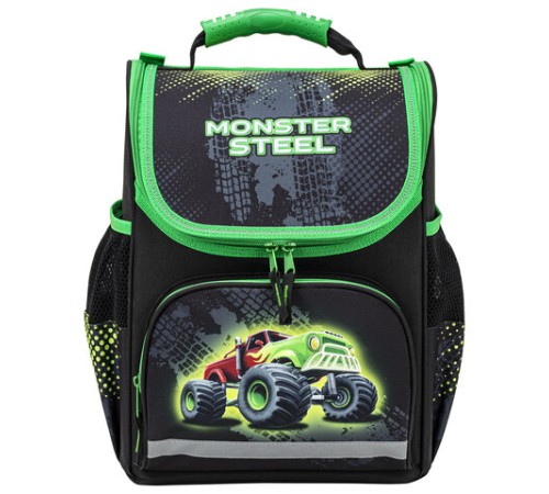 Ранец ПИФАГОР BASIC, 1 отделение, 3 кармана, эргономичная спинка, 