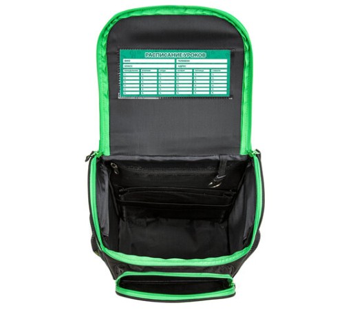 Ранец ПИФАГОР BASIC, 1 отделение, 3 кармана, эргономичная спинка, 