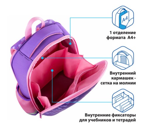 Ранец ПИФАГОР EVA BASIC, 1 отделение, 