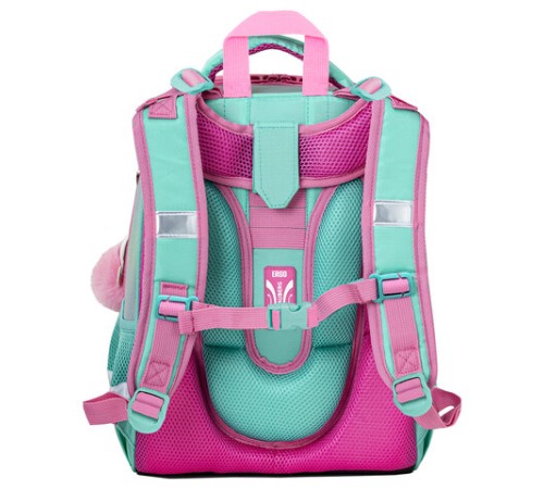 Ранец BRAUBERG SHINY, 2 отделения, с брелком, 