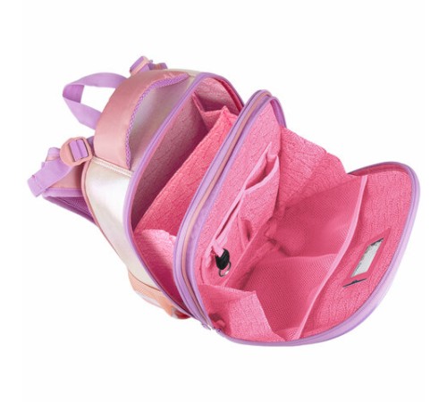 Ранец BRAUBERG SHINY, 2 отделения, с брелком, 